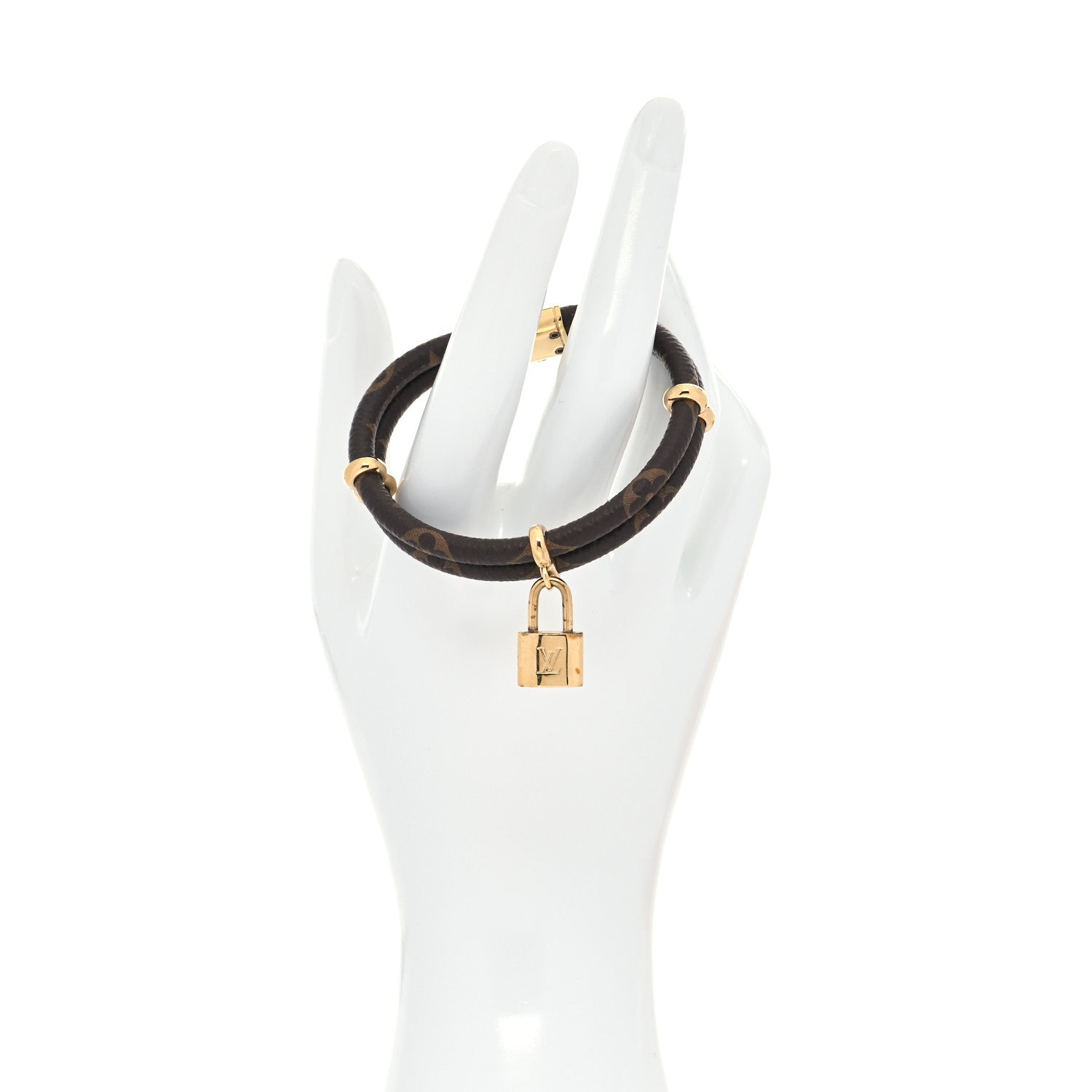 Louis Vuitton Monogram Keep It Twice Bracelet 19 2 of 6