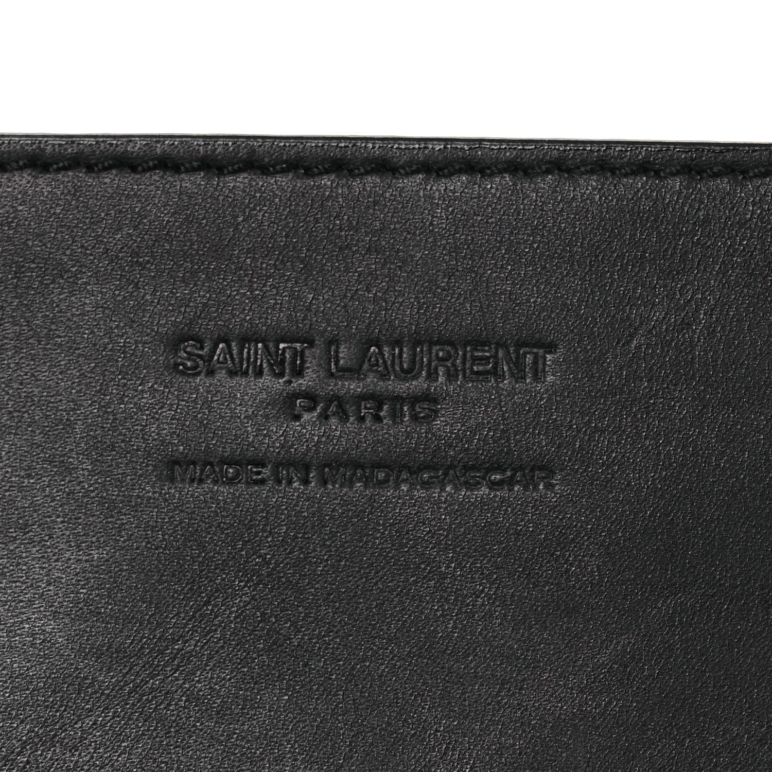 Saint Laurent Raffia Calfskin Le 5 A 7 Mini Hobo Black 7 of 11