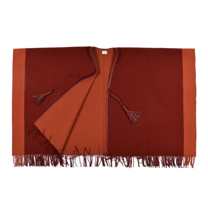 Hermes Merino Wool Cashmere Rocabar Poncho 2 of 5