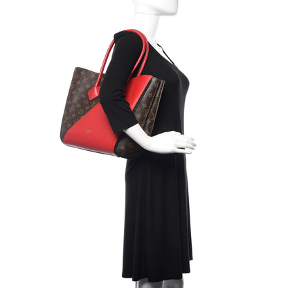 Louis Vuitton Calfskin Monogram Kimono Tote Cherry 2 of 11