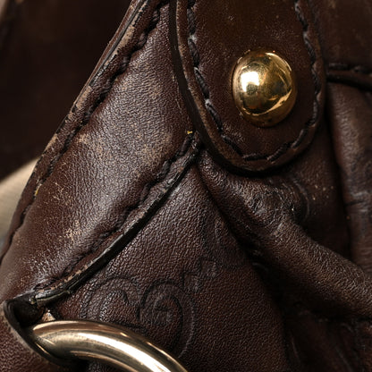 Gucci Guccissima Medium Sukey Tote Brown 25 of 33