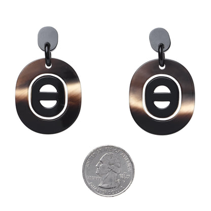 Hermes Buffalo Horn Fidelio Virage Earrings 2 of 6