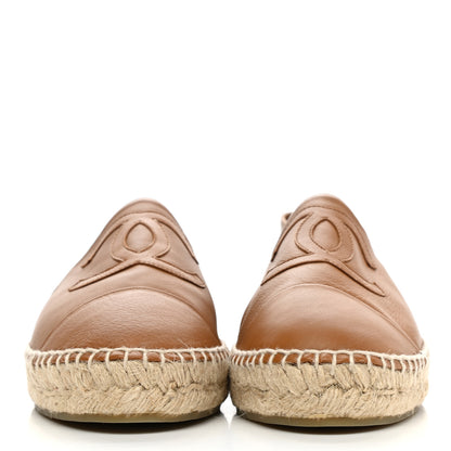Chanel Calfskin CC Espadrilles 41 Light Brown 2 of 10