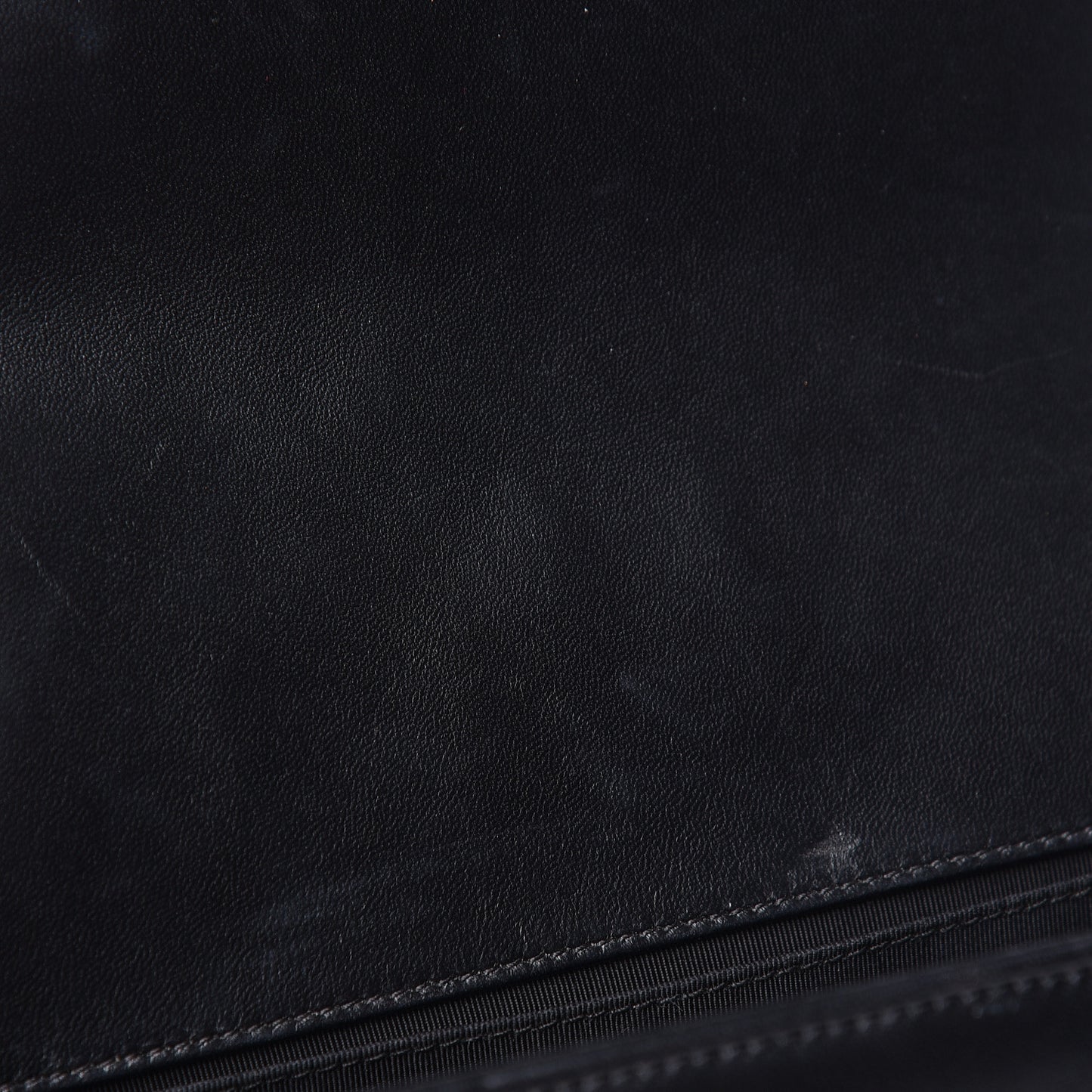 Lambskin Quilted Medium Boy Flap Black