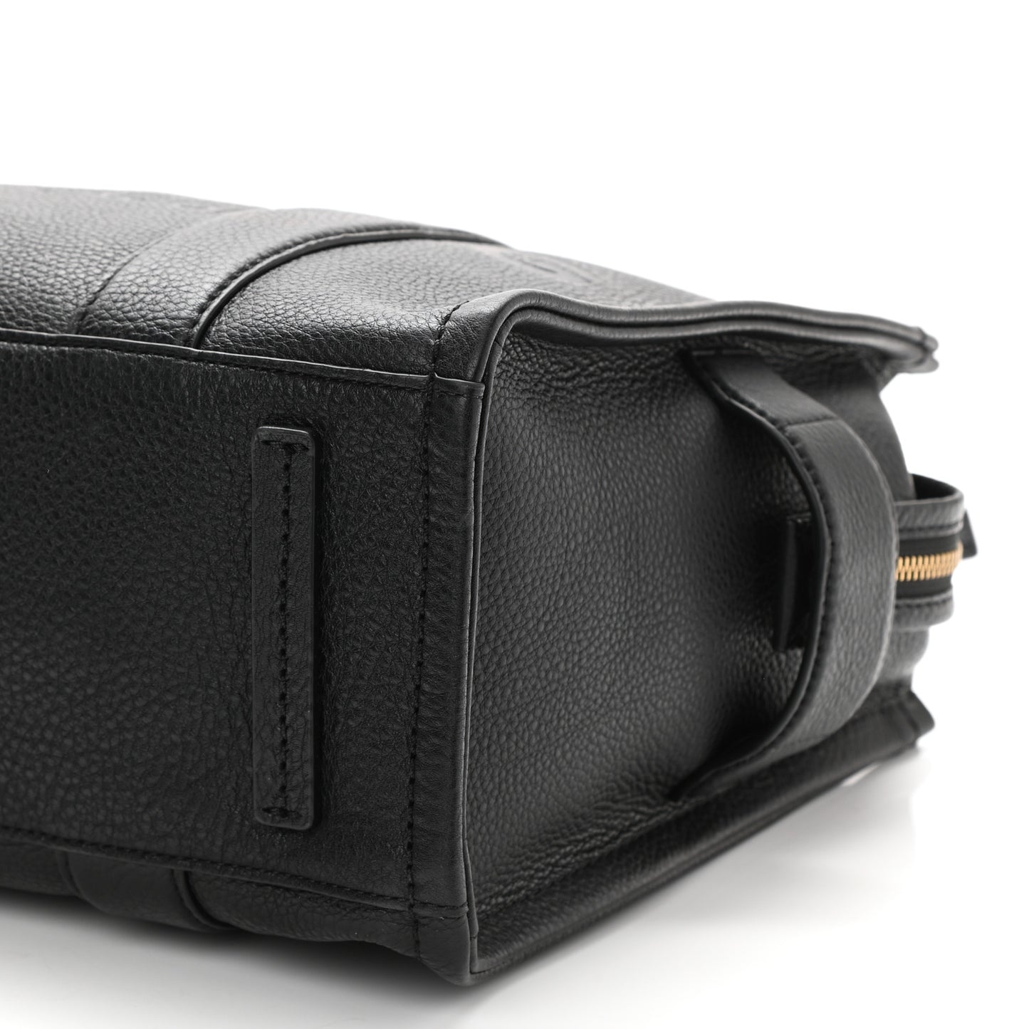 Grained Calfskin Medium The Tote Bag Black