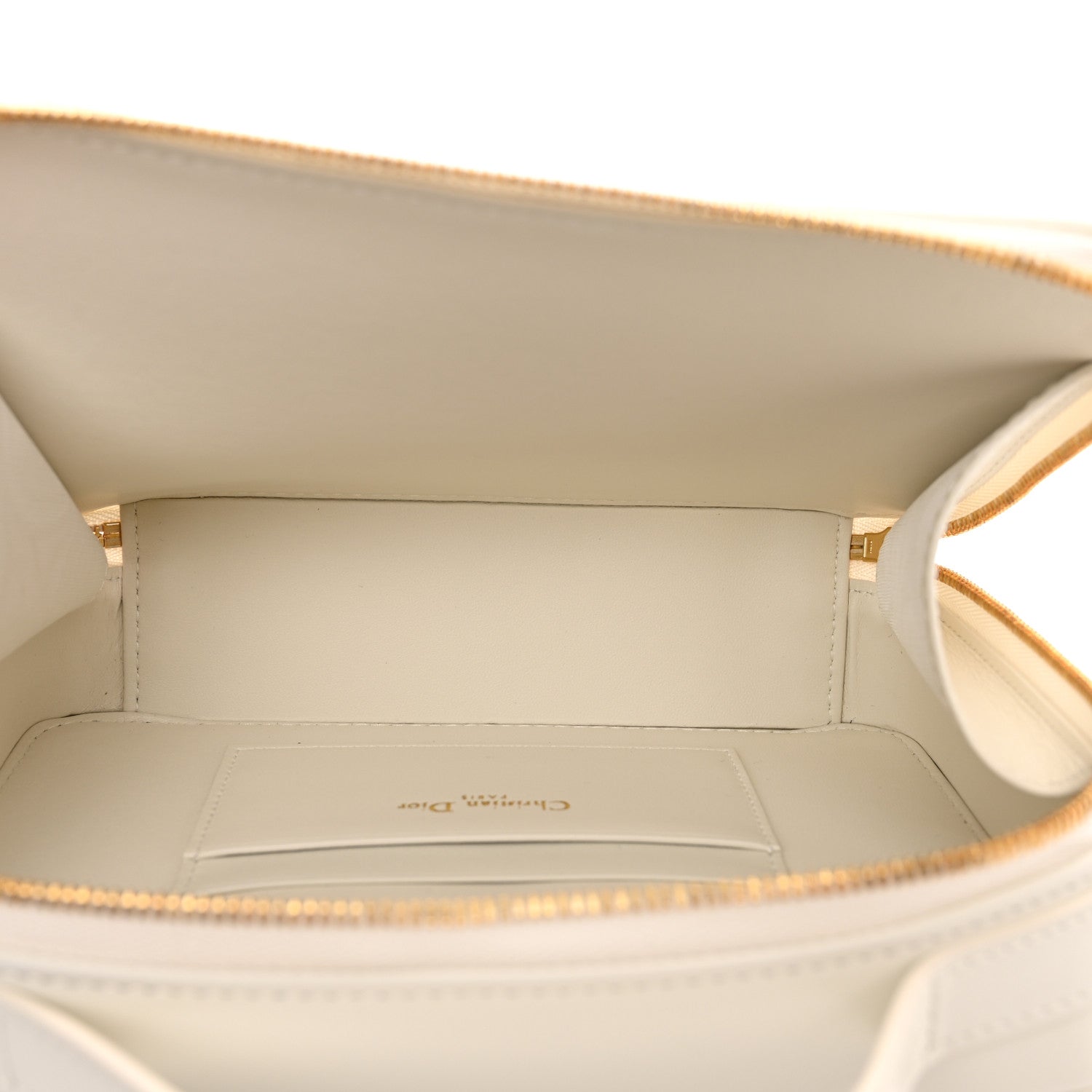 Christian Dior Calfskin Macrocannage Caro Box Bag Latte 5 of 10