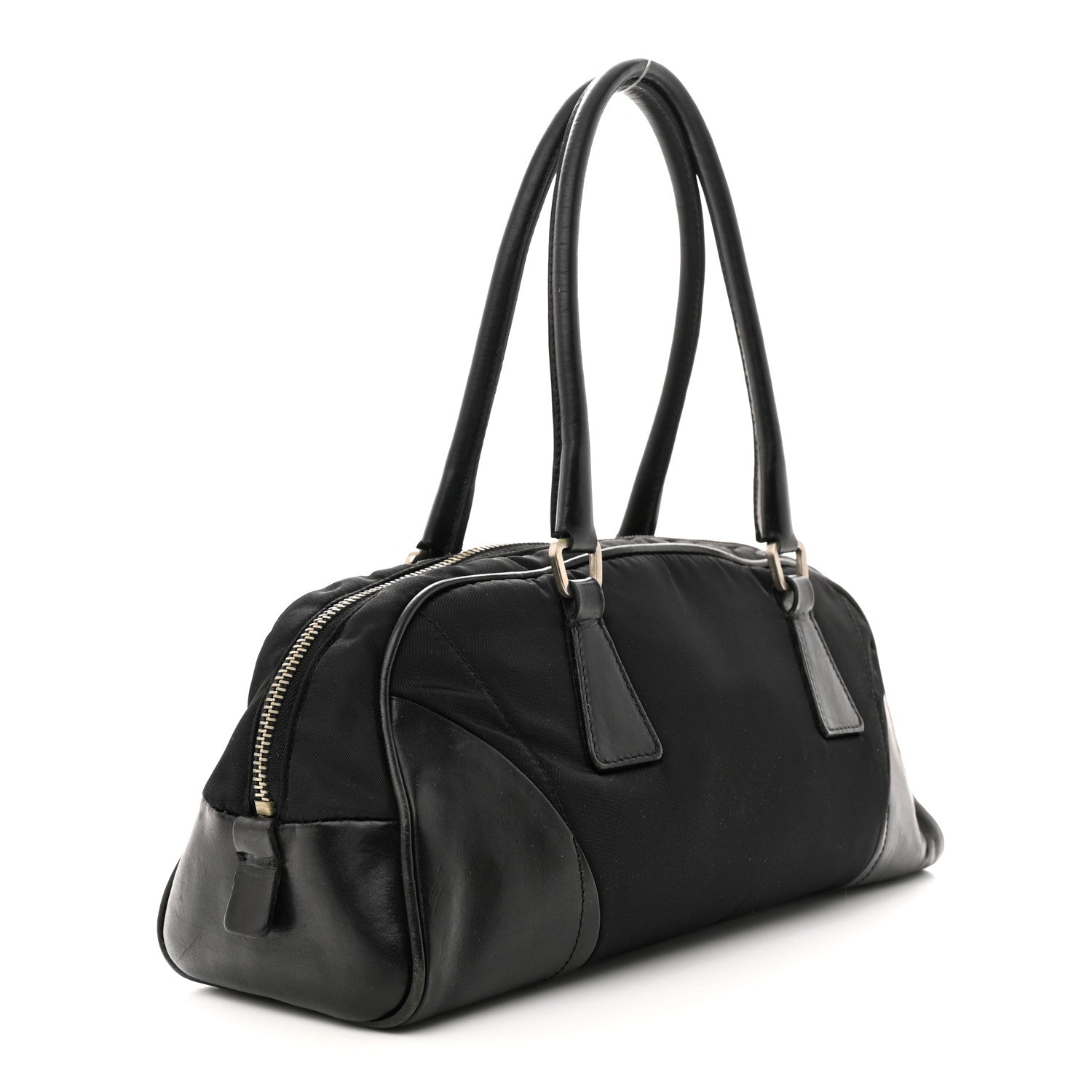 Prada Nylon Cinghiale Bowler Black 3 of 13