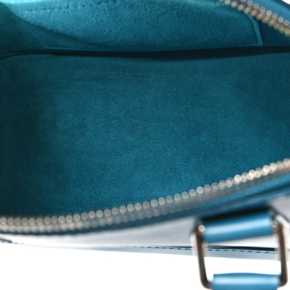 Louis Vuitton Epi Alma BB Cyan 5 of 9