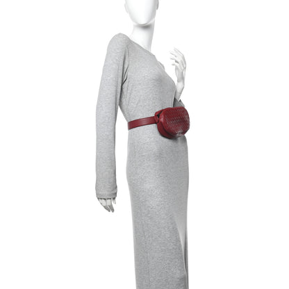 Bottega Veneta Nappa Intrecciato Belt Bag Baccara Rose 2 of 12