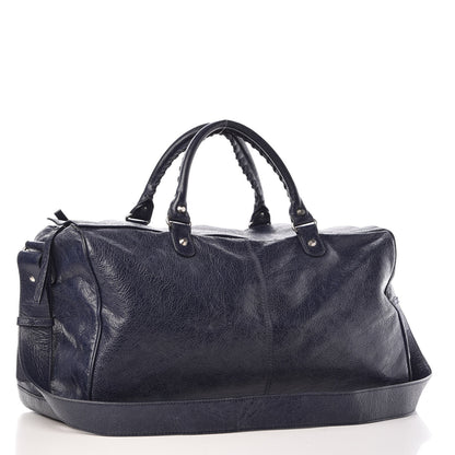 Balenciaga Agneau Classic Silver Hardware S Squash Boston Bleu Nuit Dark Sea 3 of 8