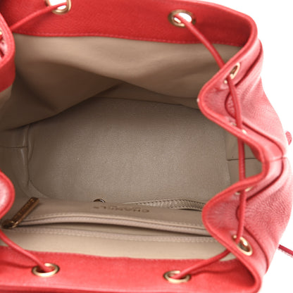 Chanel Caviar Quilted Backpack Red 5 of 11