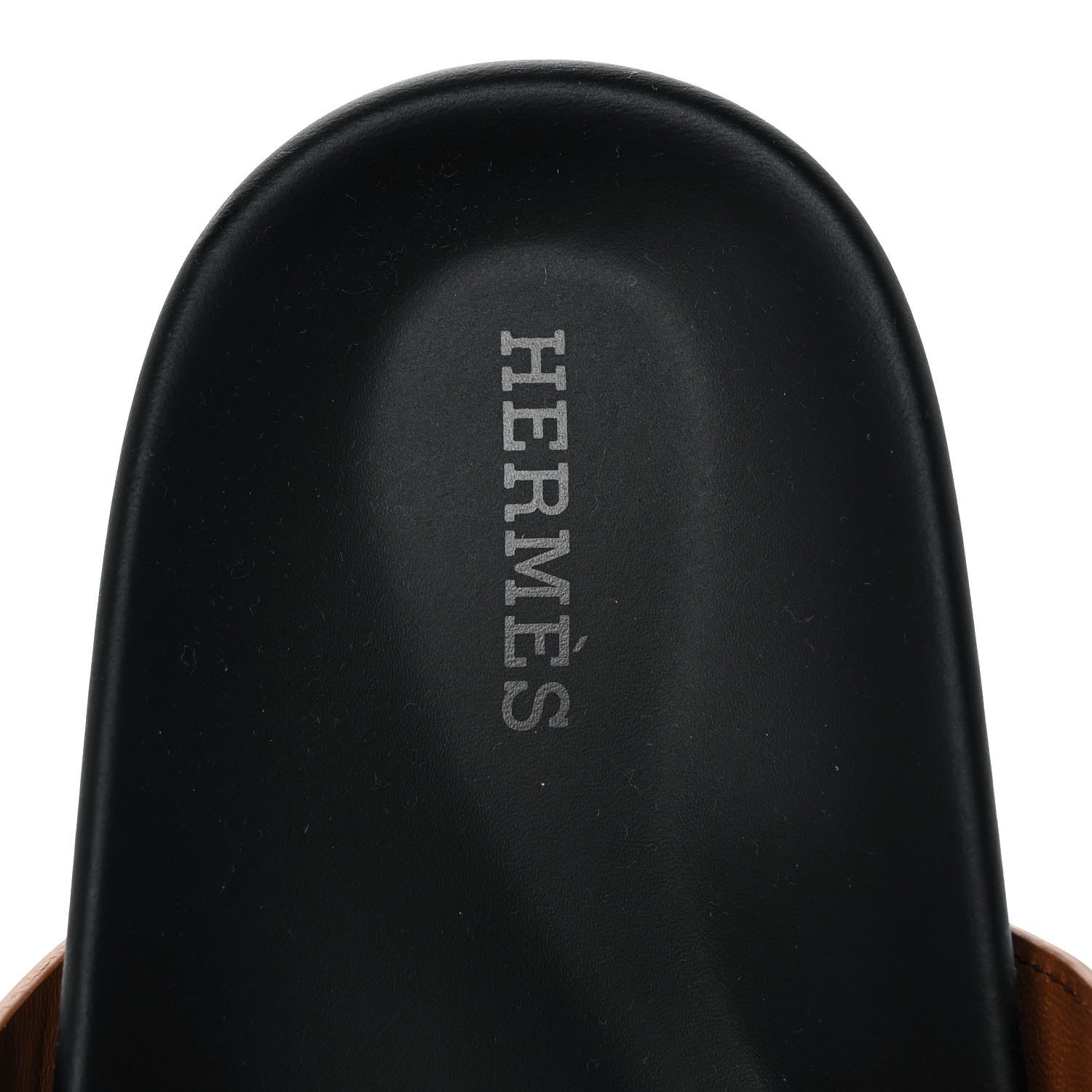 Hermes Calfskin Womens Chypre Sandals 38 Gold 7 of 9