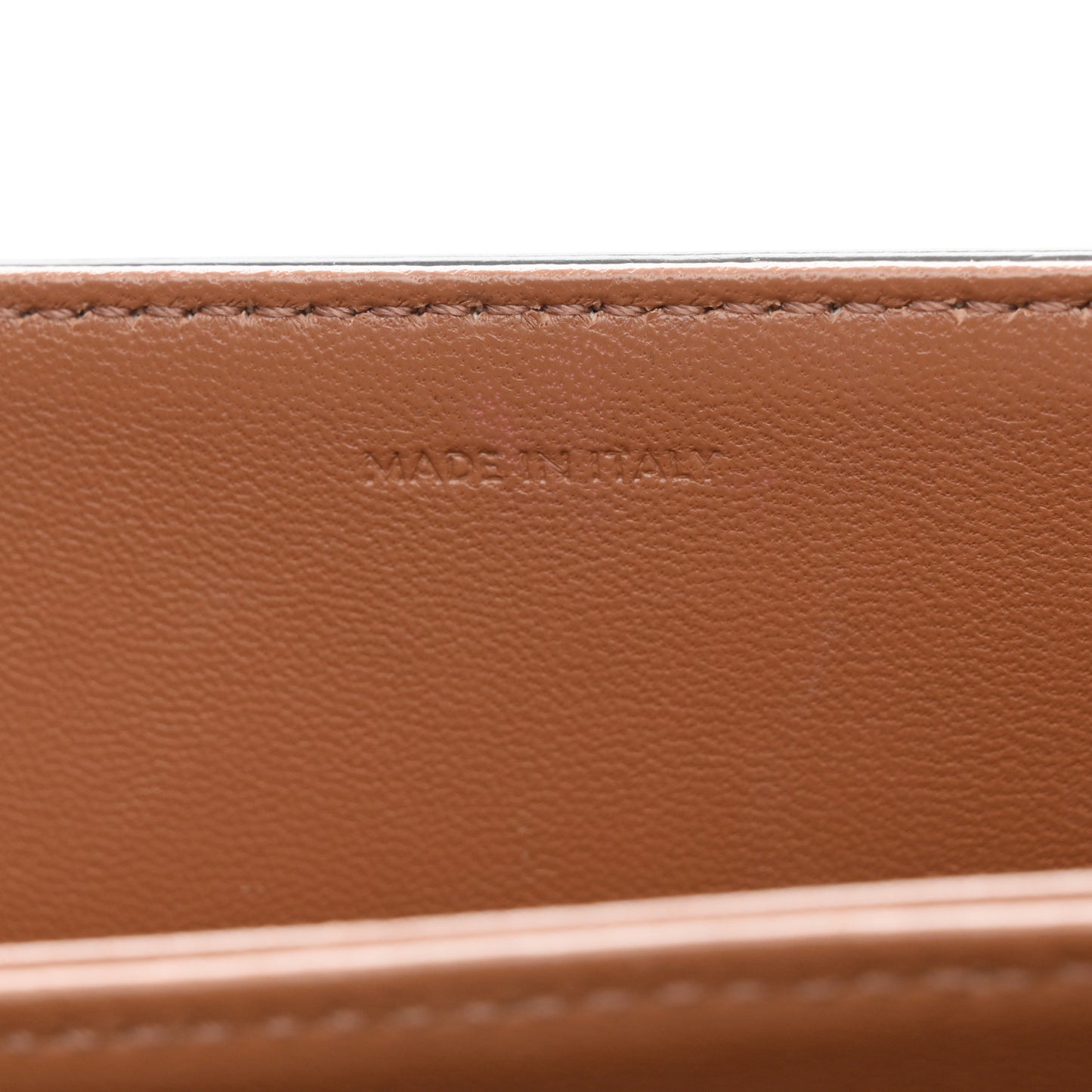 Triomphe Canvas Calfskin Medium Triomphe Bag Tan