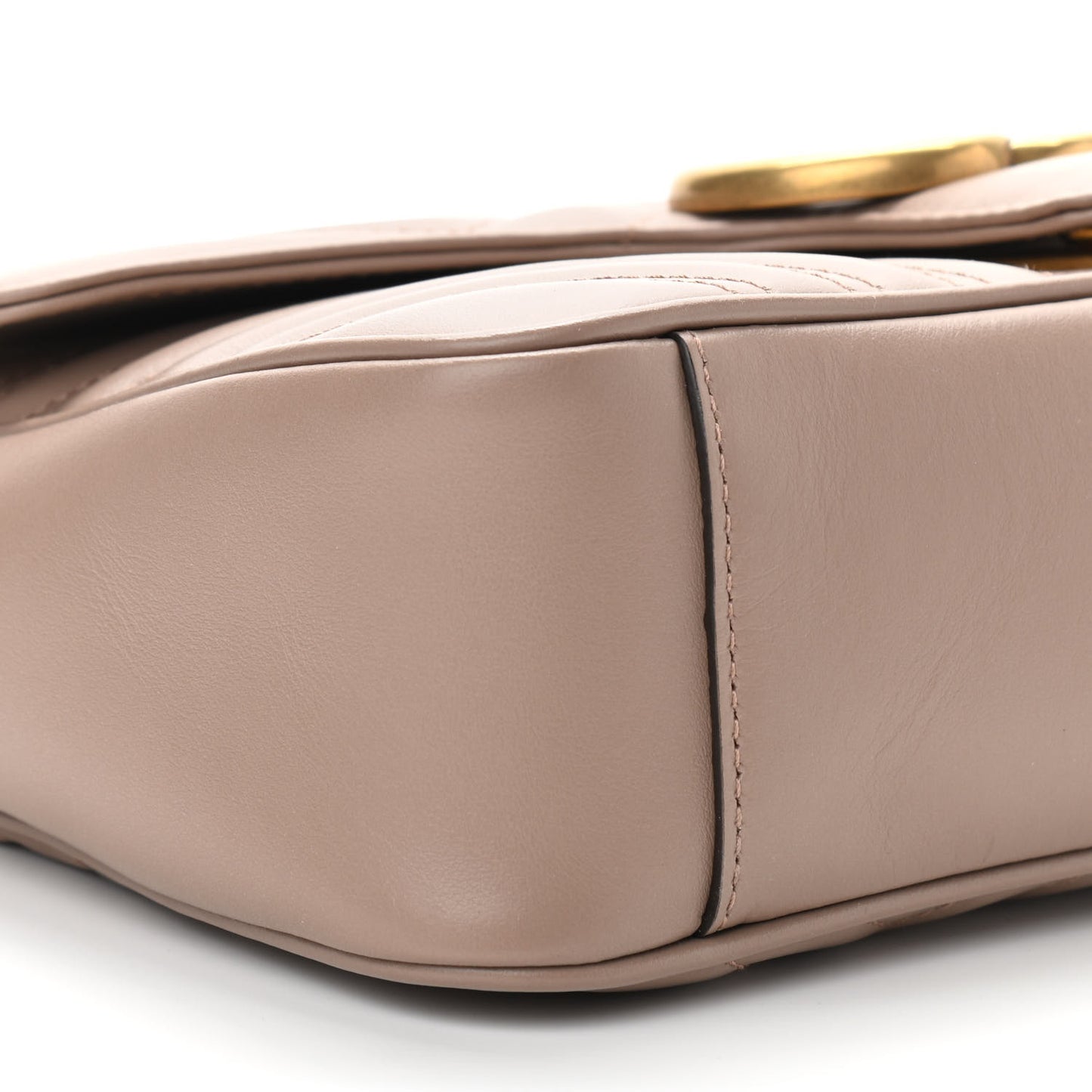Calfskin Matelasse Small GG Marmont Shoulder Bag Porcelain Rose