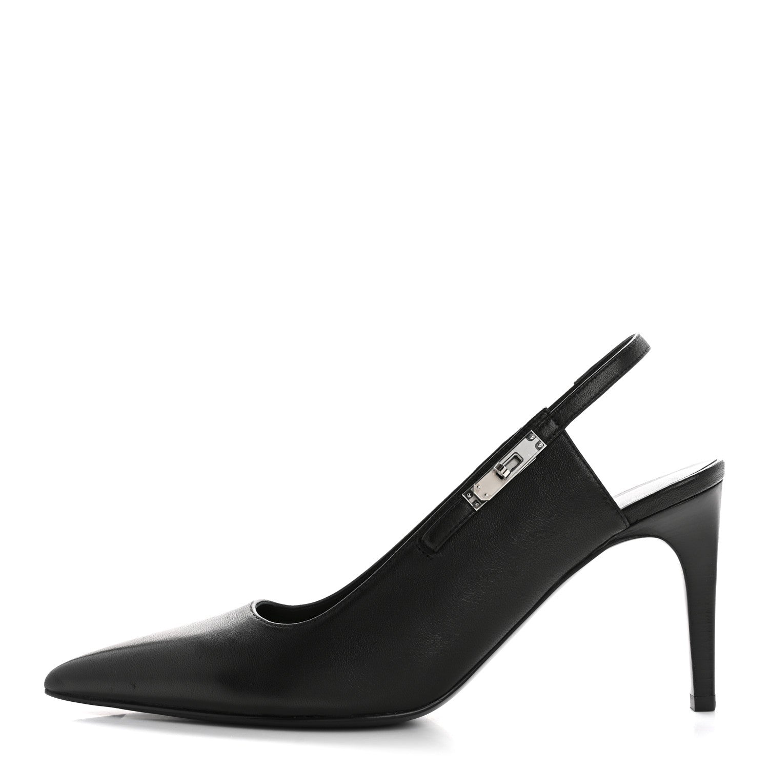 Hermes Nappa Lover 80 Pumps 39.5 Black 1 of 10