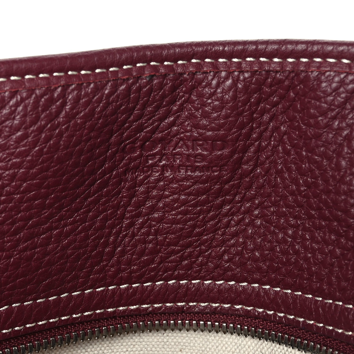 Goyard Goyardine Sac Hardy Pet Carrier PM Burgundy 7 of 11