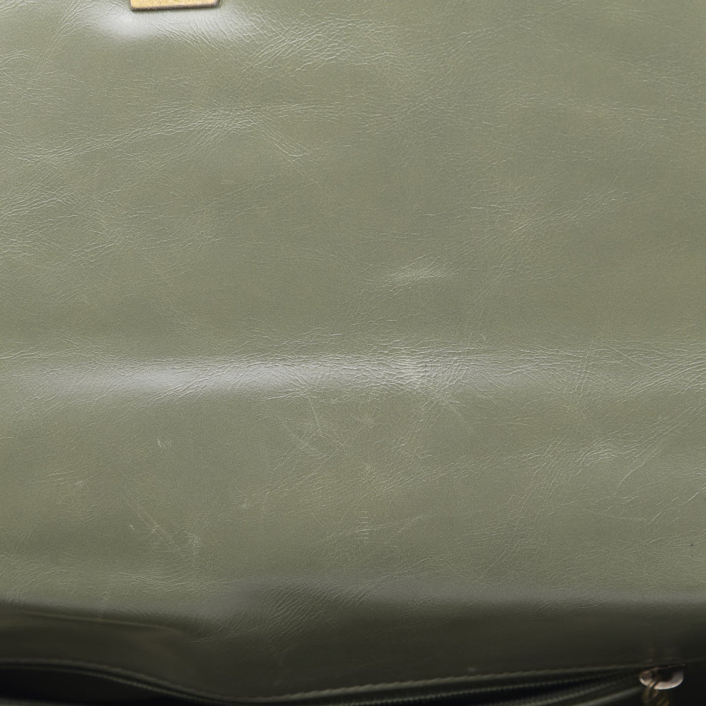 Calfskin Lizard Chevron Quilted Medium Coco Handle Flap Green