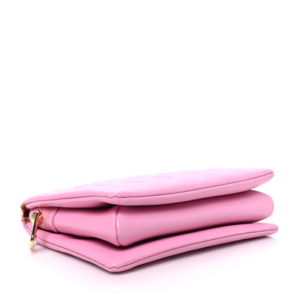 Louis Vuitton Lambskin Embossed Monogram Coussin PM Rose Bonbon 4 of 8