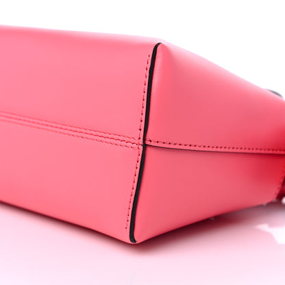 Fendi Vitello King Plexiglass Logo Embossed Mini By The Way Top Handle Boston Bag Pink Dalia 10 of 10