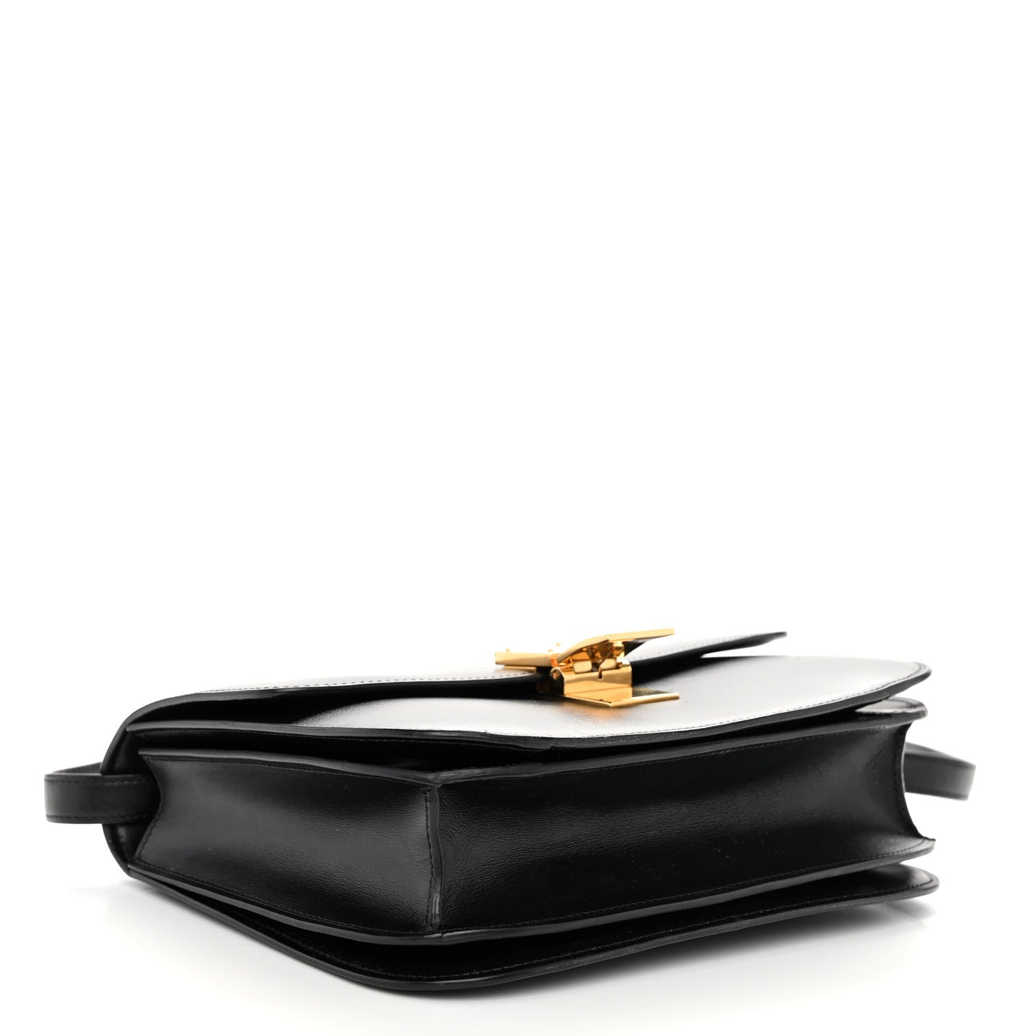 Celine Box Calfskin Medium Classic Box Flap Bag Black 4 of 12