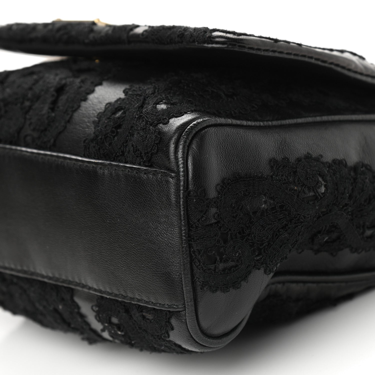 Dolce & Gabbana Lace Miss Charles Evening Bag Black 8 of 8