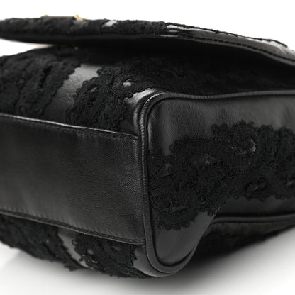 Dolce & Gabbana Lace Miss Charles Evening Bag Black 8 of 8