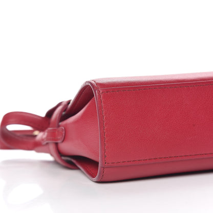 Delvaux Smooth Calfskin Micro Tempete Satchel Framboise 5 of 9
