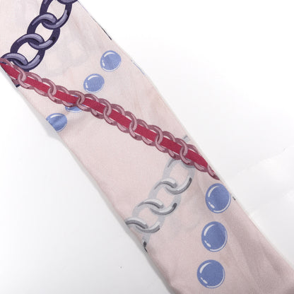 Chanel Silk Twill Slim Bandeau Scarf Pink 7 of 7