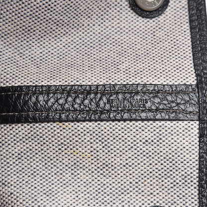 Hermes Buffle Skipper Toile Garden Party 49 GM Black 6 of 10