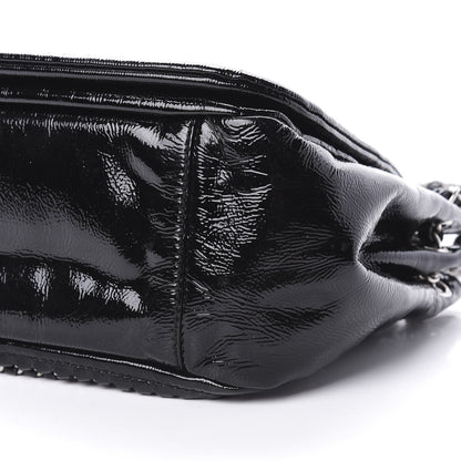 Chanel Patent Luxe Ligne Flap Black 10 of 13