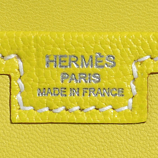 Hermes Swift and Chevre Jige Elan 29 Clutch Lime 7 of 8