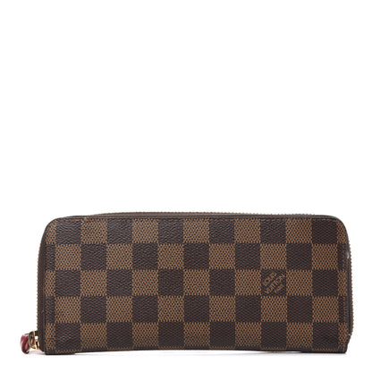 Louis Vuitton Damier Ebene Clemence Wallet 1 of 9