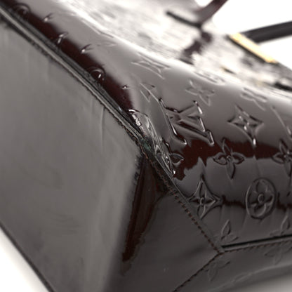 Louis Vuitton Vernis Wilshire MM Amarante 11 of 13