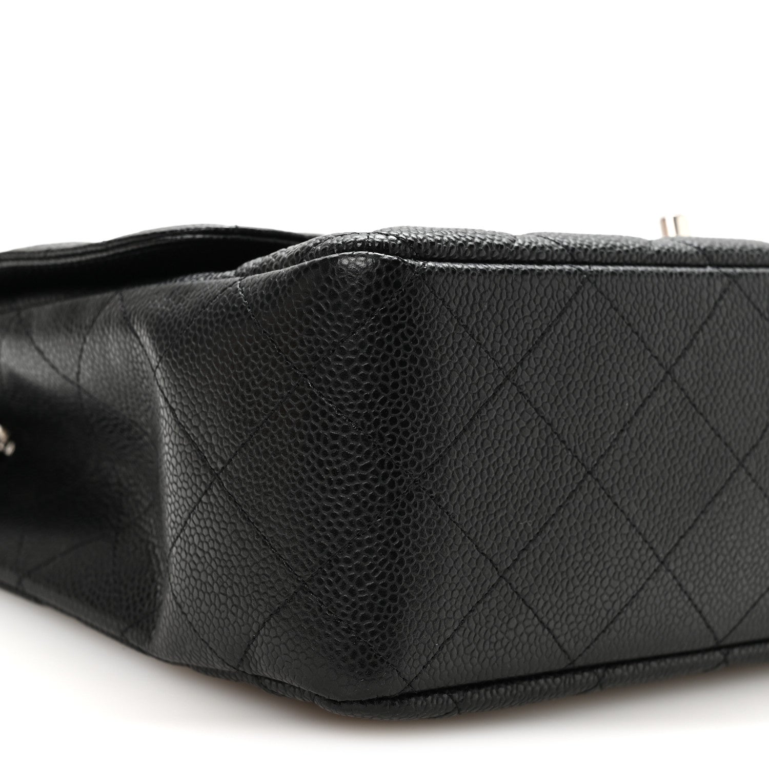 Chanel Caviar Quilted Jumbo Single Flap Black 9 of 11