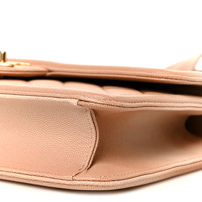 Chanel Caviar Quilted Medium Sunset On The Sea Flap Beige 11 of 11
