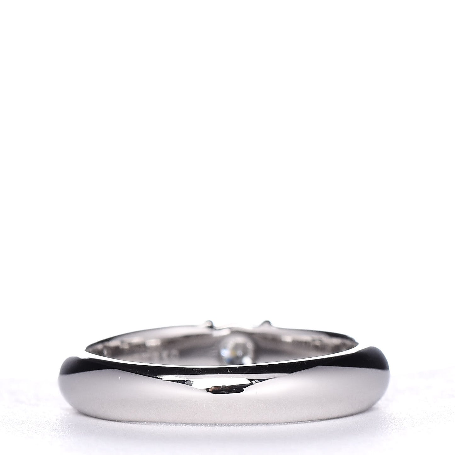 Platinum Diamond .23ct Etoile Solitaire Ring 51 5.75