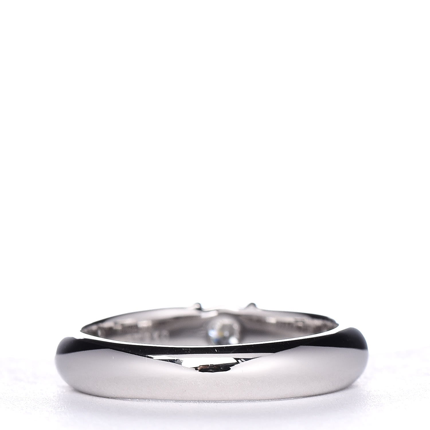 Tiffany Platinum Diamond .23ct Etoile Solitaire Ring 51 5.75 3 of 5