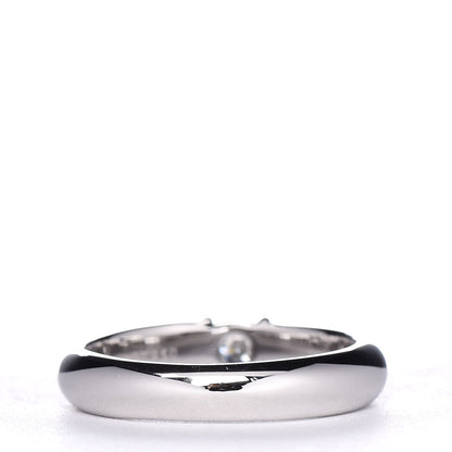 Tiffany Platinum Diamond .23ct Etoile Solitaire Ring 51 5.75 3 of 5