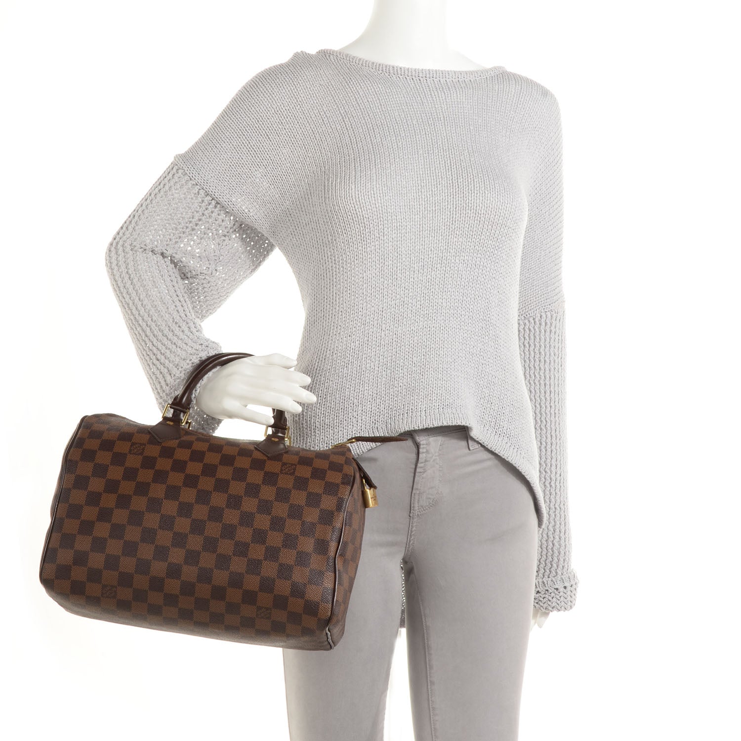 Louis Vuitton Damier Ebene Speedy 30 2 of 7