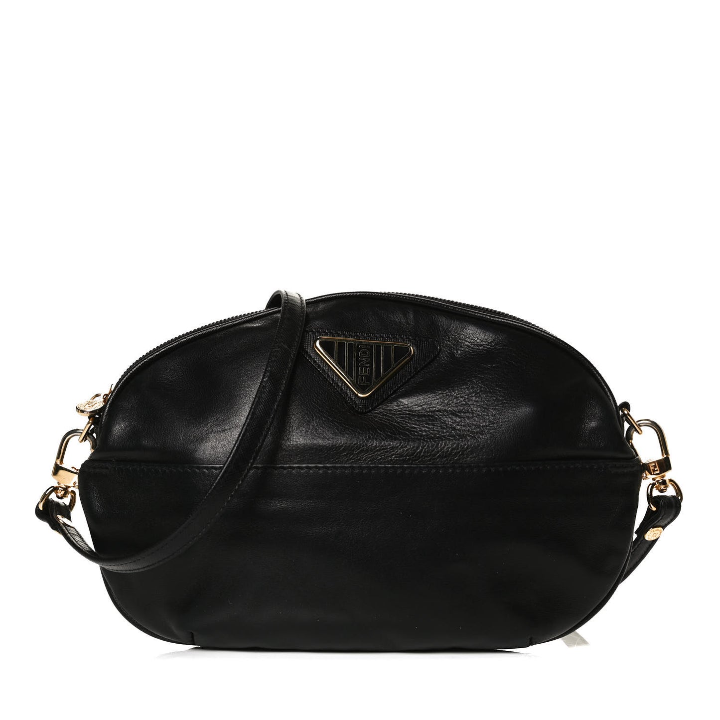 Calfskin Crossbody Bag Black