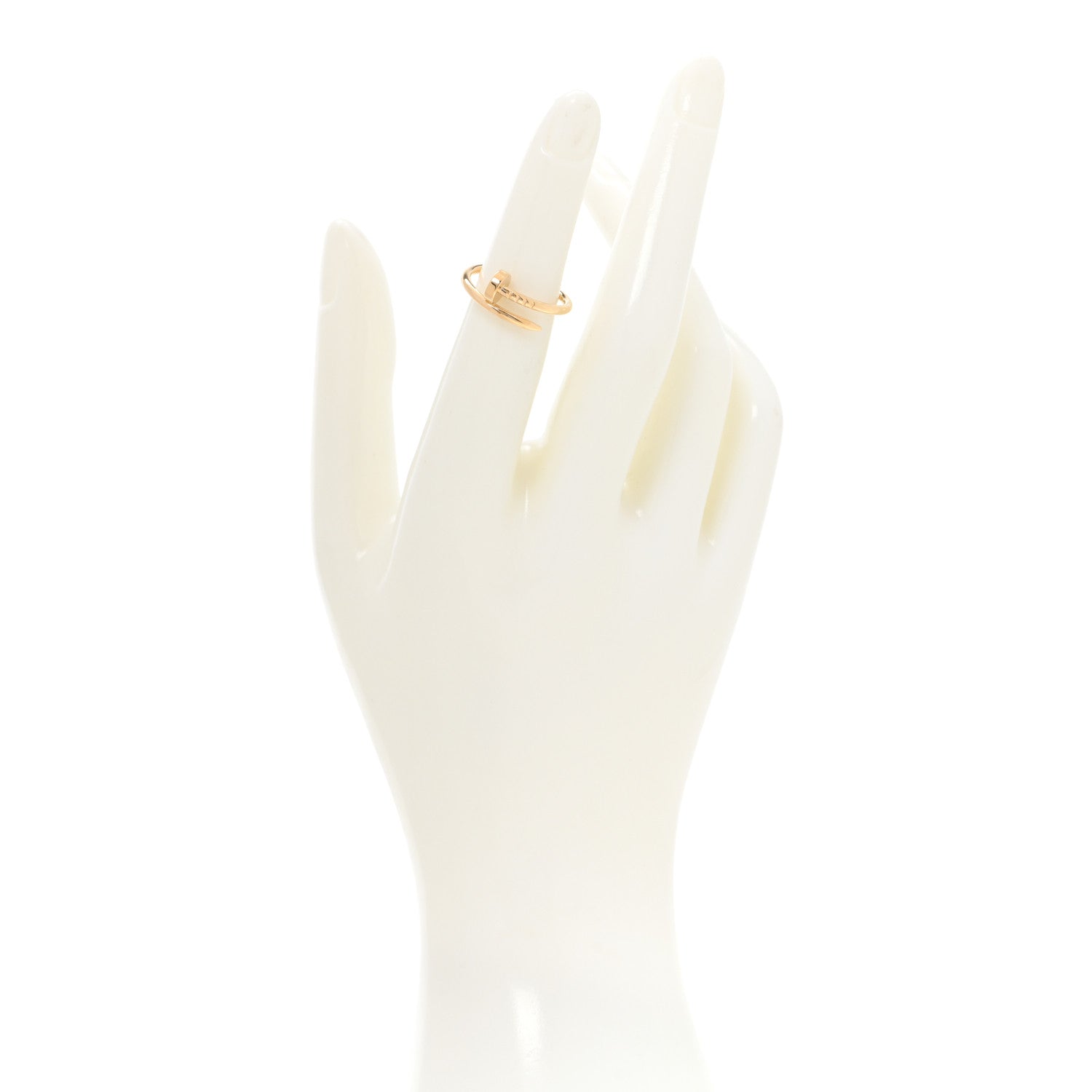 Cartier 18K Yellow Gold Small Juste Un Clou Ring 50 5.25 2 of 5