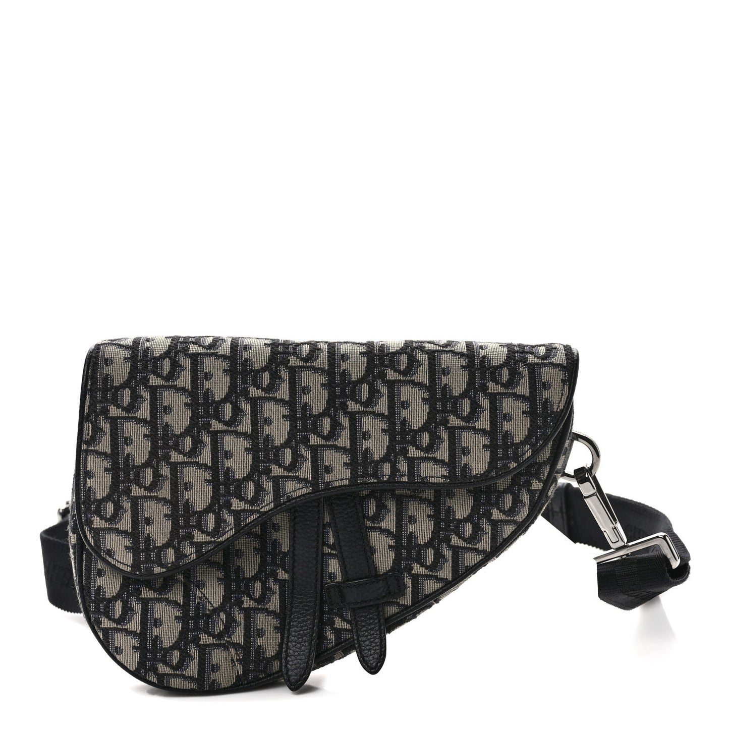 Oblique Mens Mini Saddle Bag Blue
