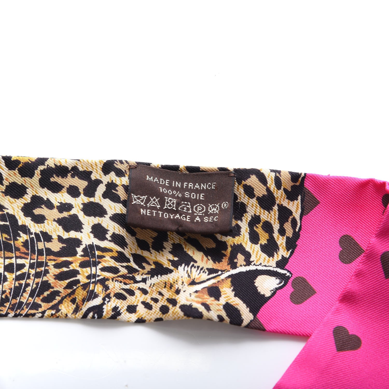 Hermes Silk Jungle Love Love Twilly Rose Vif Bleu Roy 2 of 3