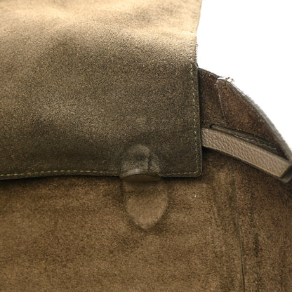 Celine Soft Grained Calfskin Small Belt Cabas Phantom Taupe 12 of 16
