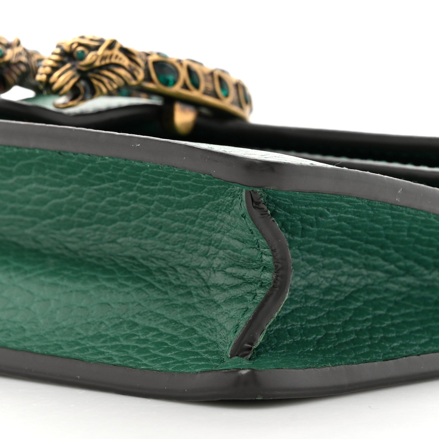 Gucci Calfskin Super Mini Dionysus Shoulder Bag Emerald 8 of 12