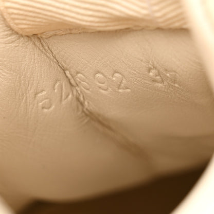 Gucci Calfskin Logo Womens Rhyton Sneakers 37 Ivory 7 of 8