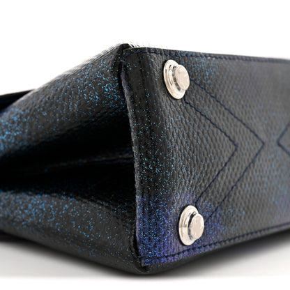 Louis Vuitton Iridescent Snakeskin Rose Des Vents Mini Blue 9 of 11