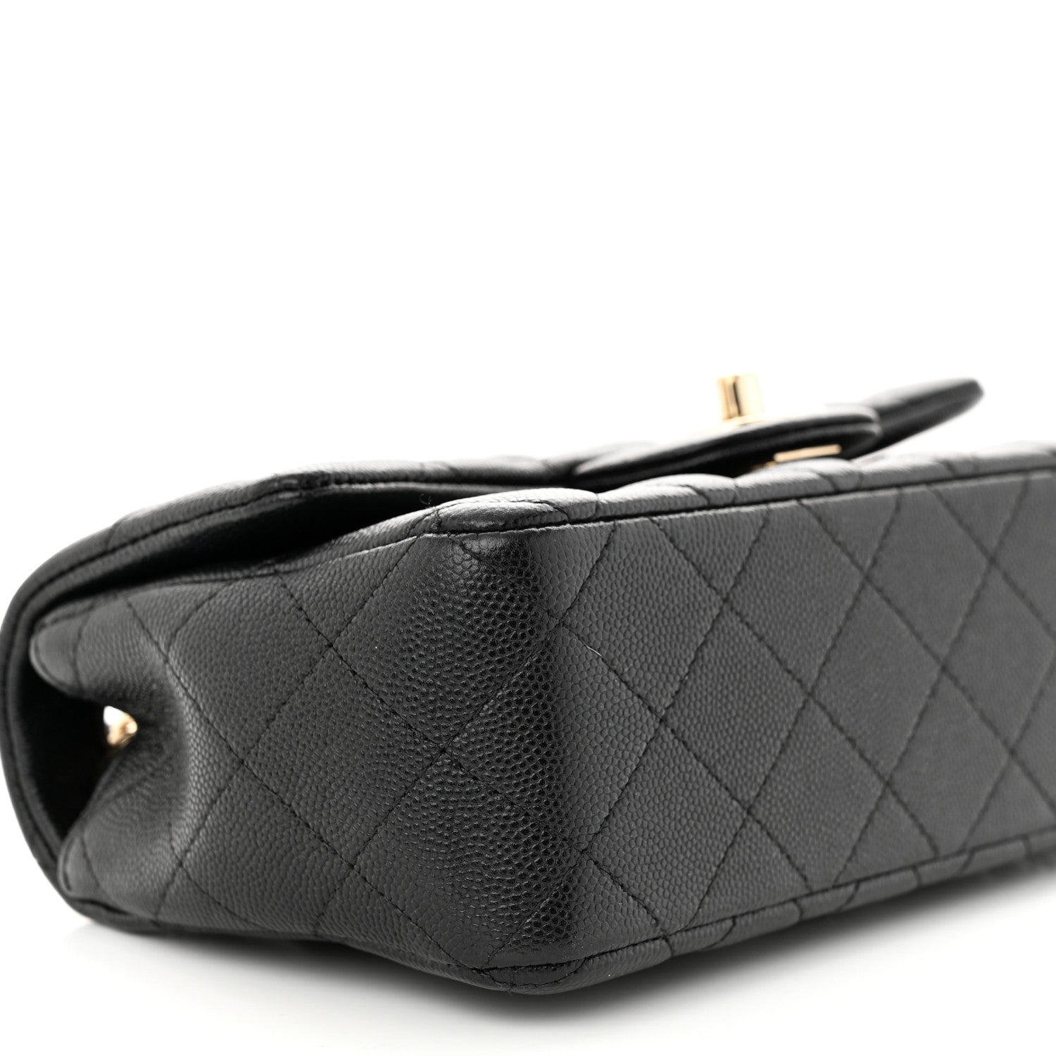 Chanel Caviar Quilted Mini Rectangular Flap Black 9 of 10