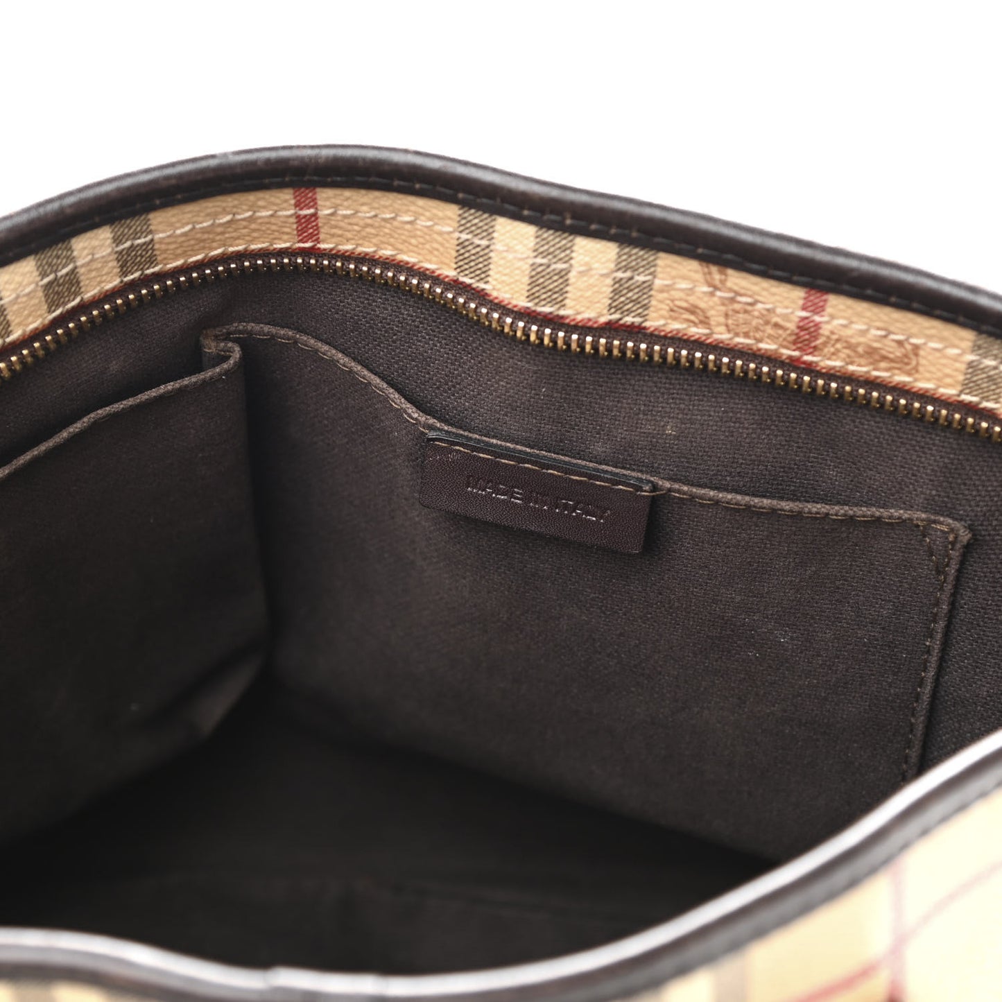 Haymarket Check Medium Regent Tote Chocolate