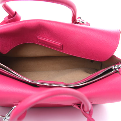 MCM Grained Calfskin Medium Milla Tote Beetroot Pink 6 of 16